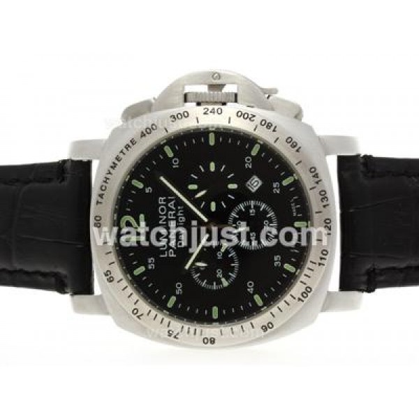 Panerai Luminor Daylight Working Chronograph with Black Dial