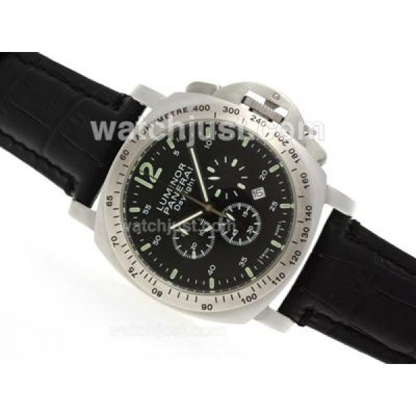 Panerai Luminor Daylight Working Chronograph with Black Dial