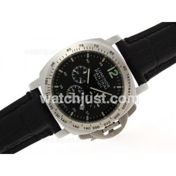 Panerai Luminor Daylight Working Chronograph with Black Dial