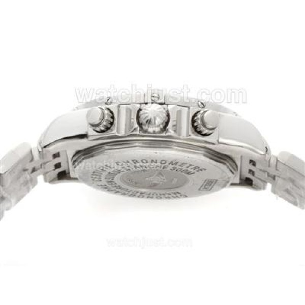 Breitling Chronomat Evolution Chronograph Swiss Valjoux 7750 Movement with Gray Dial