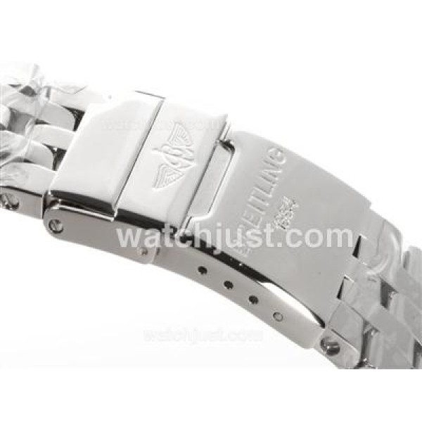 Breitling Chronomat Evolution Chronograph Swiss Valjoux 7750 Movement with Gray Dial