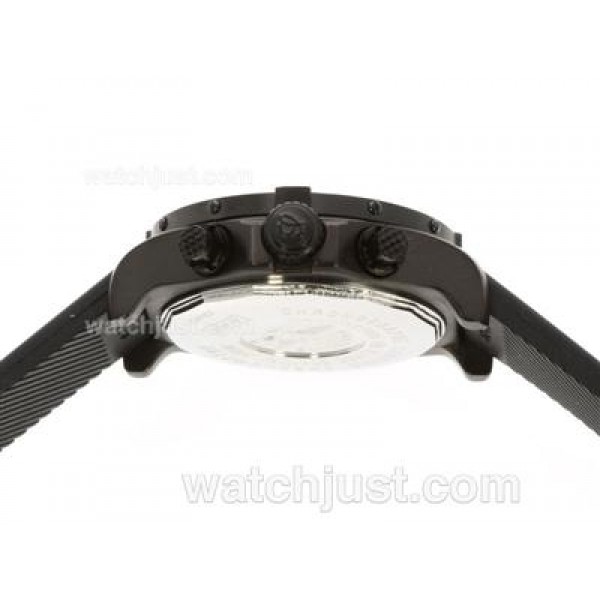 Breitling Super Avenger Working Chronograph PVD Case Black Dial with Red Needles
