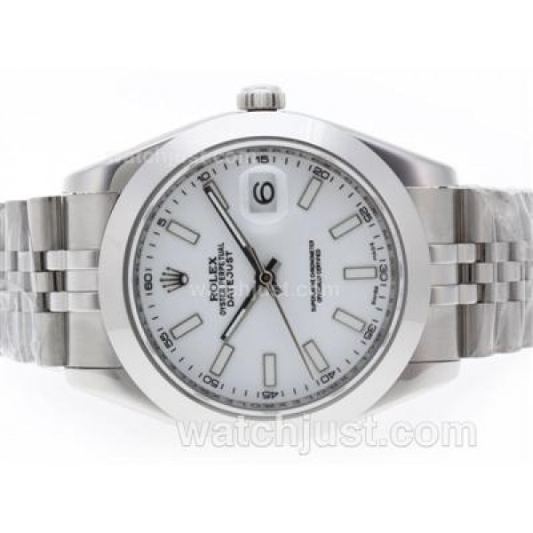 AAA Quality 41 MM Rolex Datejust II Replica Watches With White Dials For Men