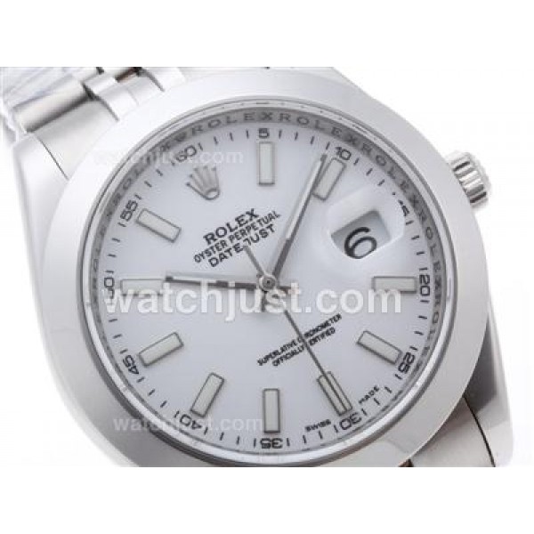 AAA Quality 41 MM Rolex Datejust II Replica Watches With White Dials For Men
