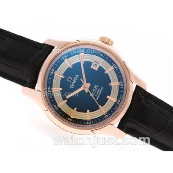 AAA Quality Omega Hour Vision Replica Watches With Black Dials For Men