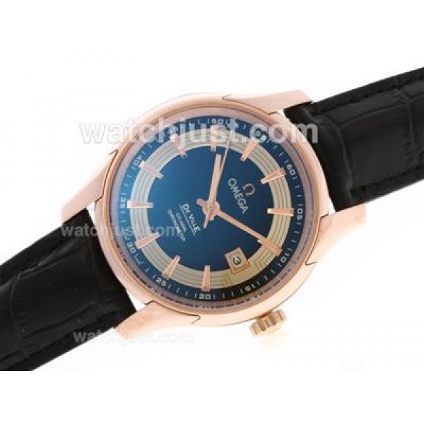 AAA Quality Omega Hour Vision Replica Watches With Black Dials For Men
