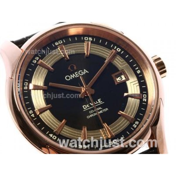 AAA Quality Omega Hour Vision Replica Watches With Black Dials For Men