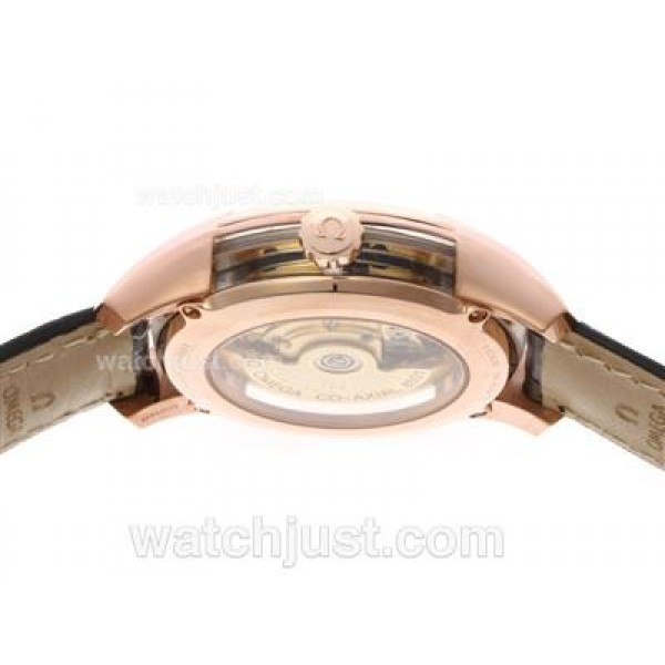 AAA Quality Omega Hour Vision Replica Watches With Black Dials For Men