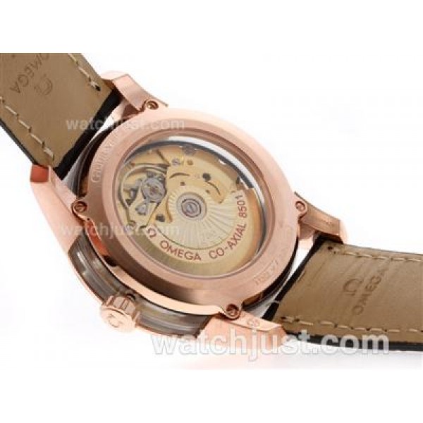 AAA Quality Omega Hour Vision Replica Watches With Black Dials For Men