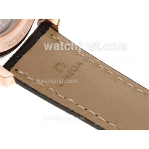 AAA Quality Omega Hour Vision Replica Watches With Black Dials For Men