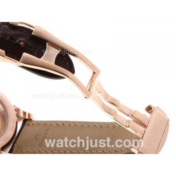 AAA Quality Omega Hour Vision Replica Watches With Black Dials For Men