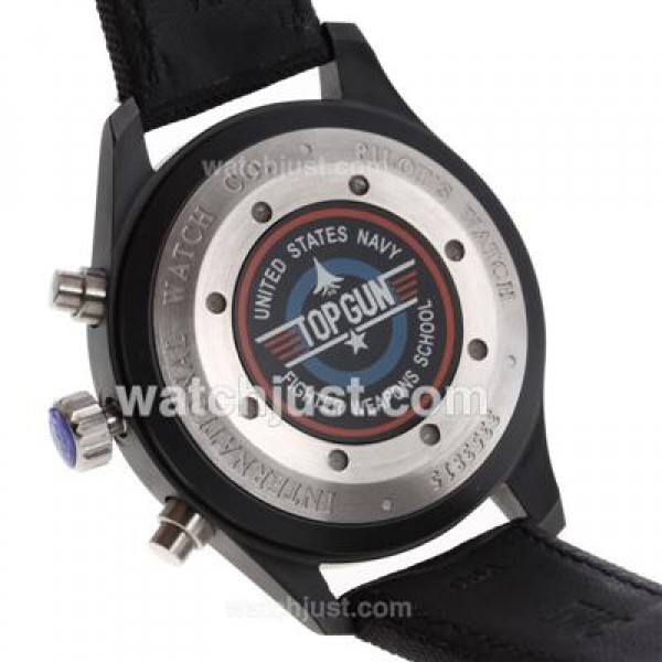 IWC 3789 Top Gun Pilot Chrono Swiss Valjoux 7750 Movement Version 2-Full Ceramic Case