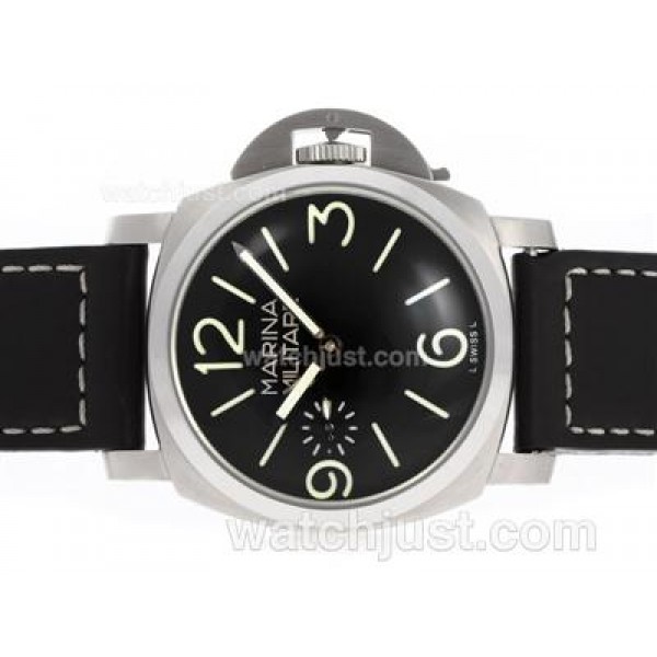 Panerai Marina Militare Unitas 6497 Movment Swan Neck with Black Dial