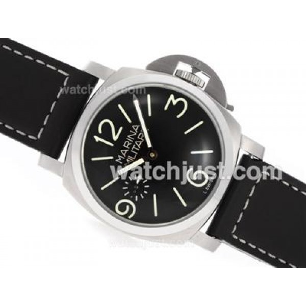 Panerai Marina Militare Unitas 6497 Movment Swan Neck with Black Dial