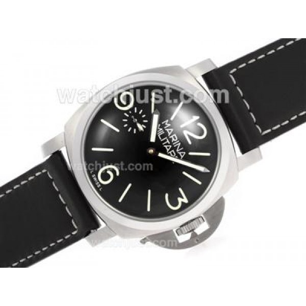 Panerai Marina Militare Unitas 6497 Movment Swan Neck with Black Dial