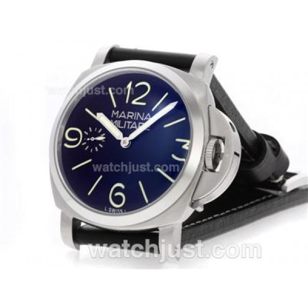 Panerai Marina Militare Unitas 6497 Movment Swan Neck with Black Dial