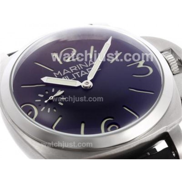 Panerai Marina Militare Unitas 6497 Movment Swan Neck with Black Dial