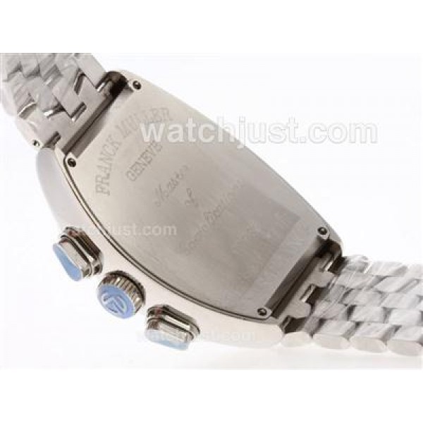 Franck Muller Casablanca Chronograph Swiss Valjoux 7750 Movement with Black Dial S/S