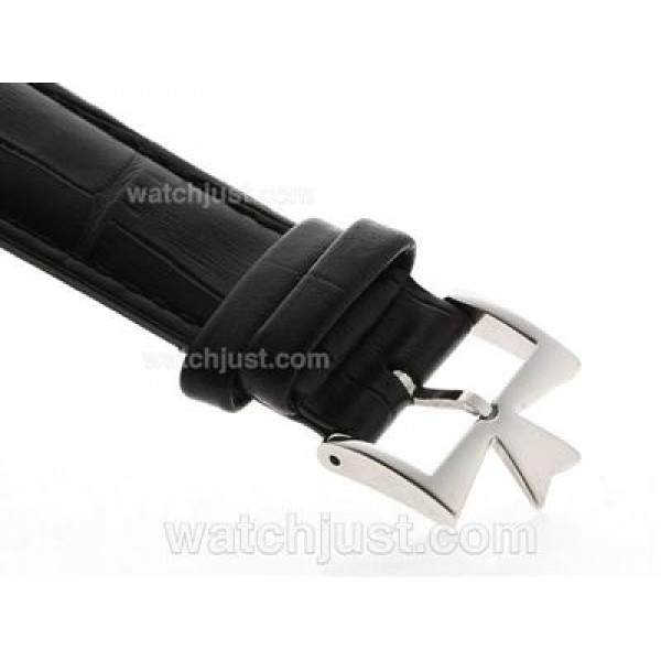 UK Swiss Made Replica Vacheron Constantin Tourbillon Manual Winding with Black Dial Watches