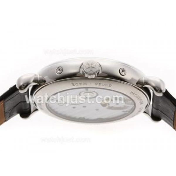 UK Swiss Made Replica Vacheron Constantin Tourbillon Manual Winding with Black Dial Watches