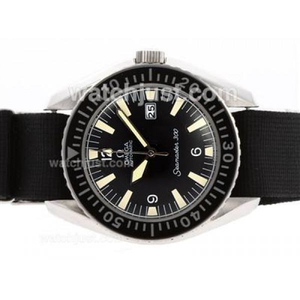 Omega Seamaster 300 Date Swiss ETA 2824 Movement with Nylon Strap-Vintage Edition