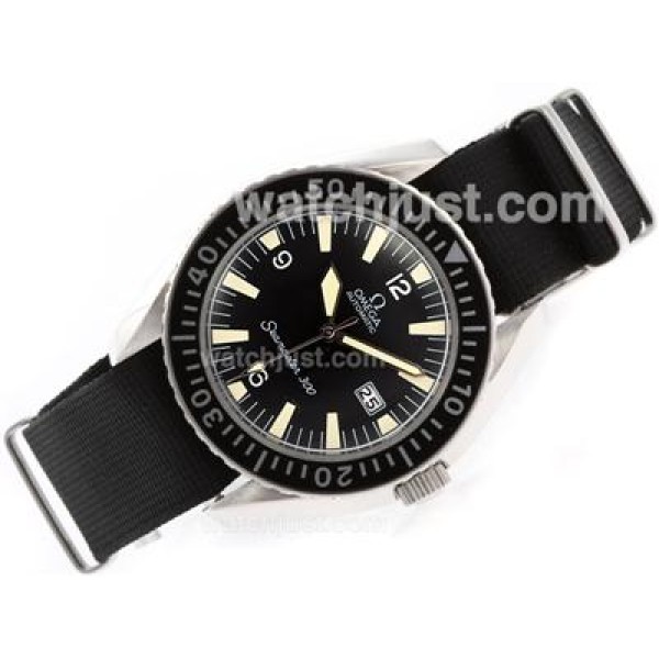 Omega Seamaster 300 Date Swiss ETA 2824 Movement with Nylon Strap-Vintage Edition
