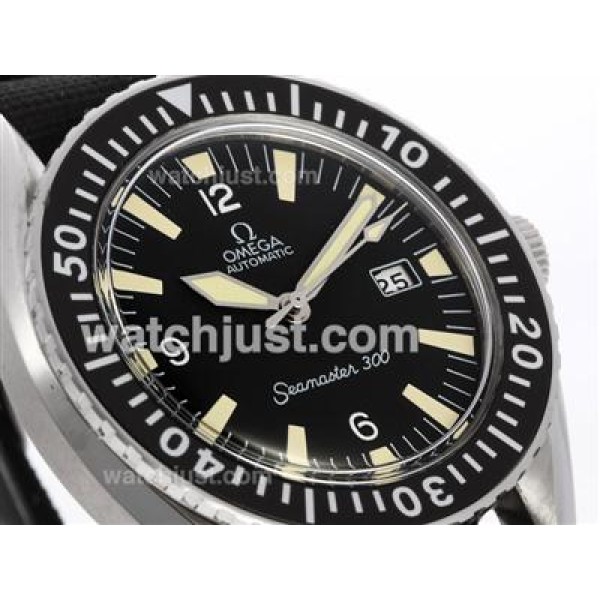 Omega Seamaster 300 Date Swiss ETA 2824 Movement with Nylon Strap-Vintage Edition
