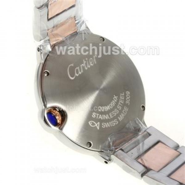 Cartier Ballon bleu de Cartier Two Tone with White Dial-Mid Size