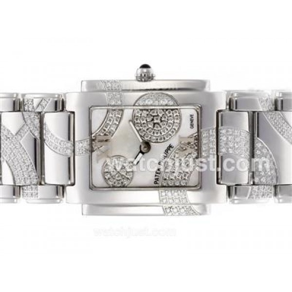 Patek Philippe Twenty-4 Limited Edition Swiss ETA Movement with MOP Dial-Lady Size