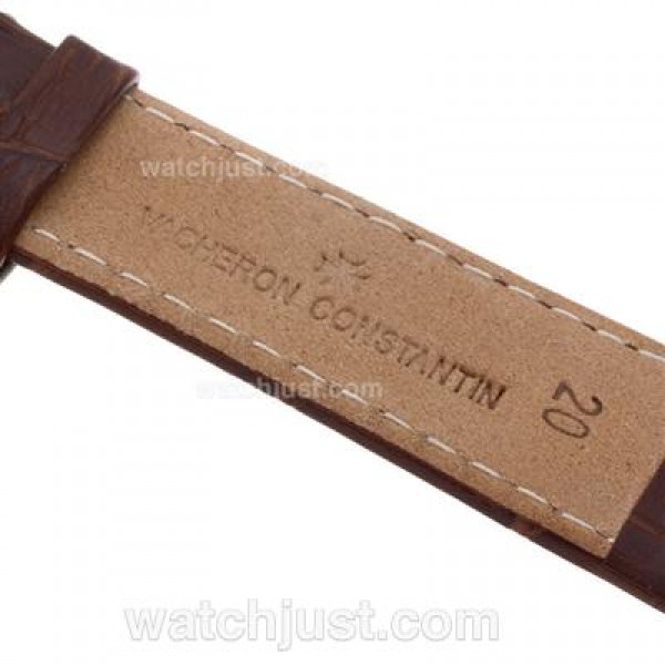 UK Swiss Made Replica Vacheron Constantin Tourbillon Regulateur Manual Winding Rose Gold Case with White Dial Watches