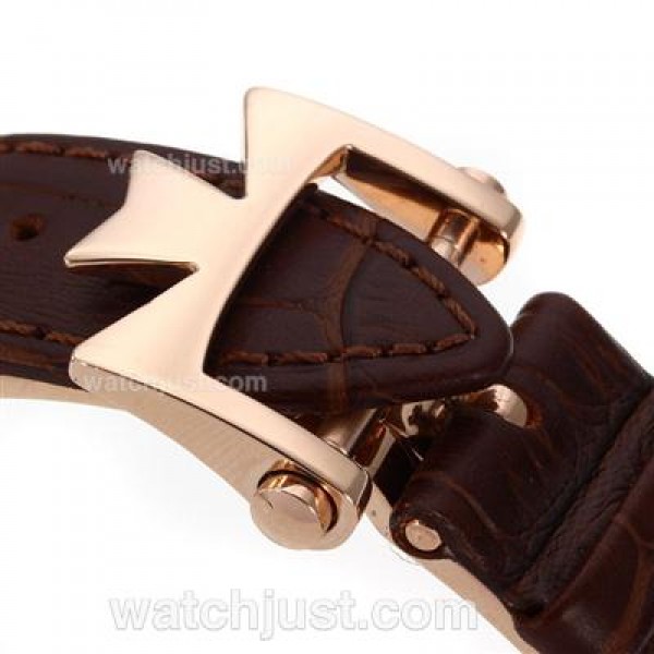 UK Swiss Made Replica Vacheron Constantin Tourbillon Regulateur Manual Winding Rose Gold Case with White Dial Watches
