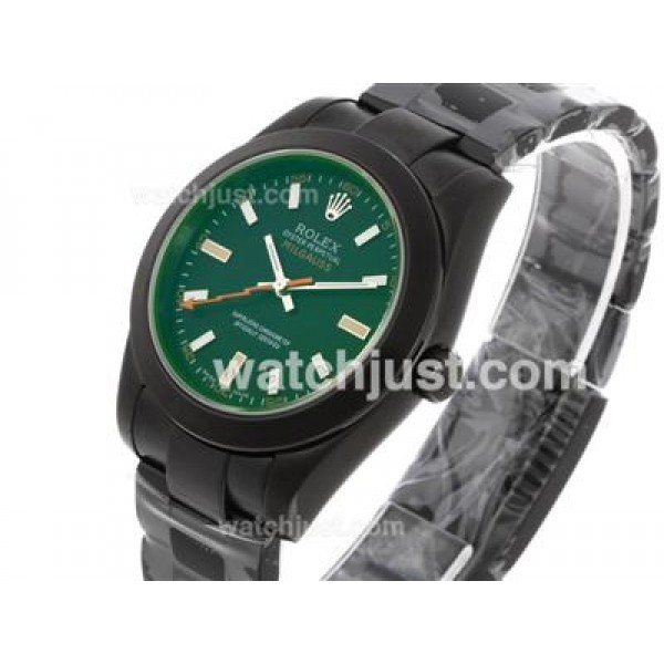 Top Quality Rolex Milgauss Fake Watches With Black Dials For Sale Online