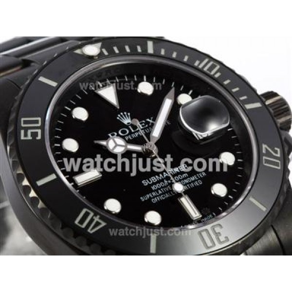 Best Quality Rolex Submariner Fake Watches With Black Dials For Men
