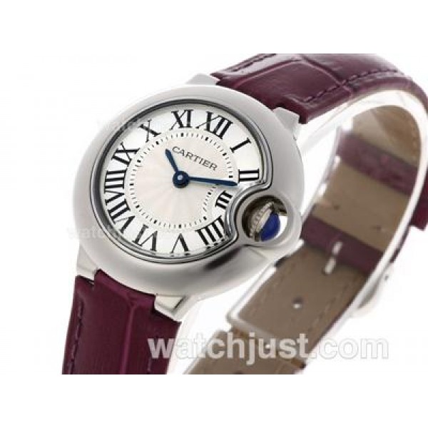Cartier Ballon bleu de Cartier Swiss ETA Movement with Gray Dial-Lady Size