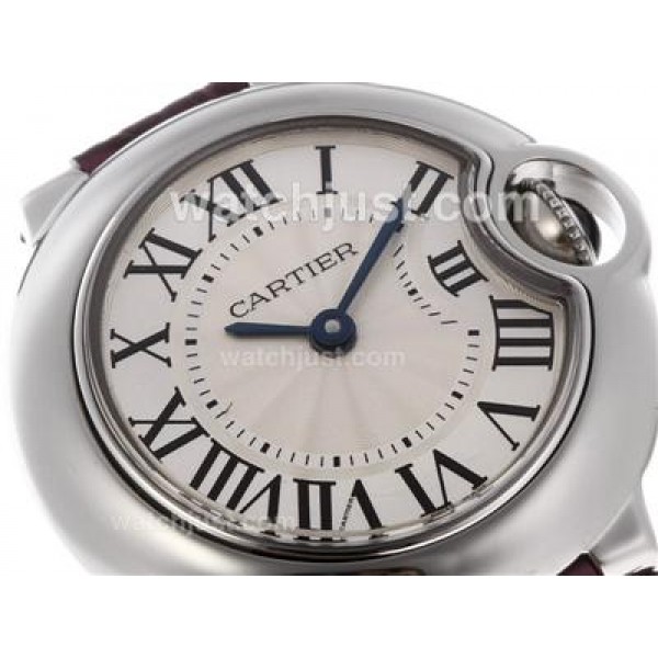 Cartier Ballon bleu de Cartier Swiss ETA Movement with Gray Dial-Lady Size