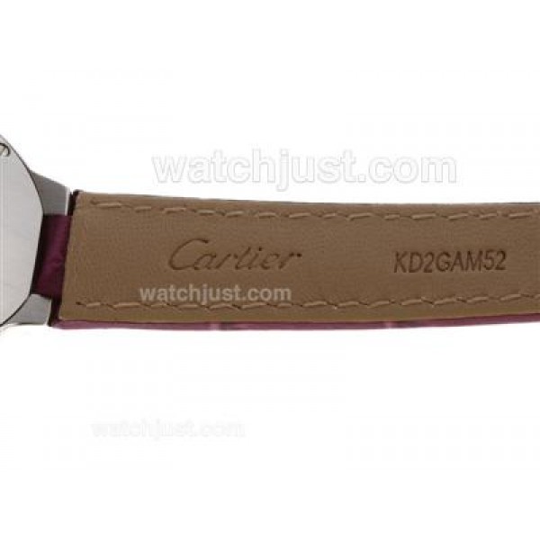 Cartier Ballon bleu de Cartier Swiss ETA Movement with Gray Dial-Lady Size