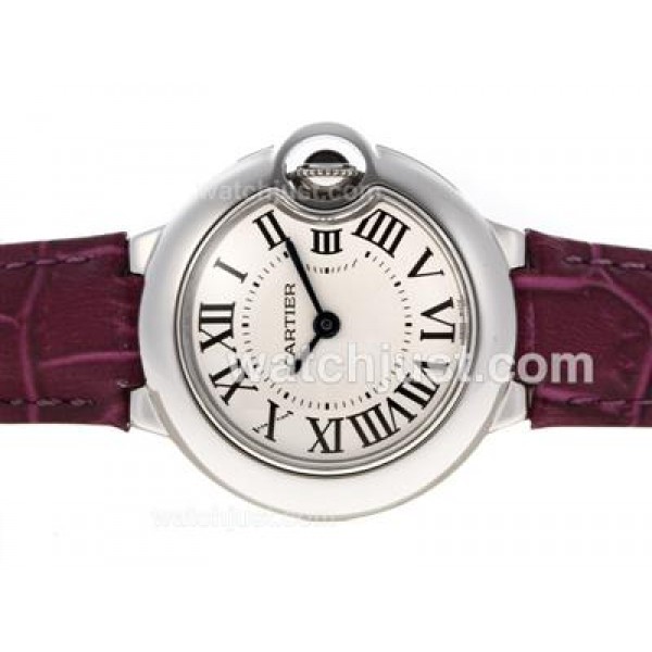 Cartier Ballon bleu de Cartier Swiss ETA Movement with White Dial-Lady Size