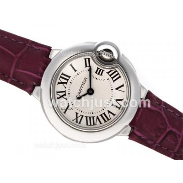 Cartier Ballon bleu de Cartier Swiss ETA Movement with White Dial-Lady Size