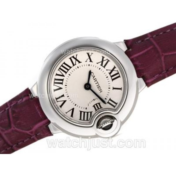 Cartier Ballon bleu de Cartier Swiss ETA Movement with White Dial-Lady Size