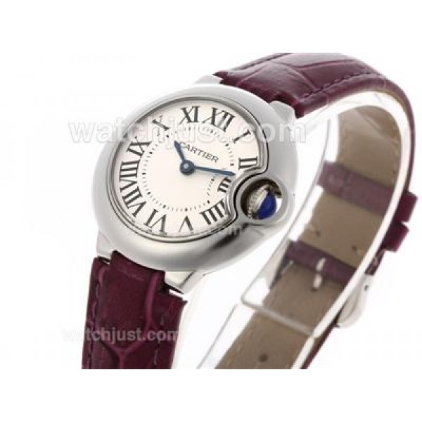 Cartier Ballon bleu de Cartier Swiss ETA Movement with White Dial-Lady Size