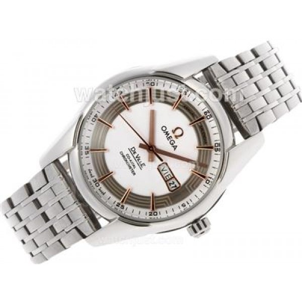 Omega Hour Vision Day-Date Automatic with White Dial S/S