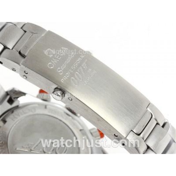 Omega Planet Ocean 007 Quantum Of Solace Edition Working Chronograph with Orange Bezel-Lady Size