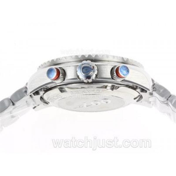 Omega Planet Ocean 007 Quantum Of Solace Edition Working Chronograph with Orange Bezel-Lady Size