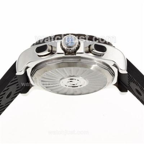 Breitling Emergency Digital Player PVD Bezel with White Dial-Rubber Strap