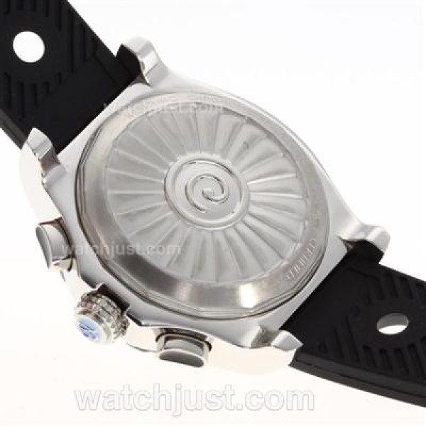 Breitling Emergency Digital Player PVD Bezel with White Dial-Rubber Strap