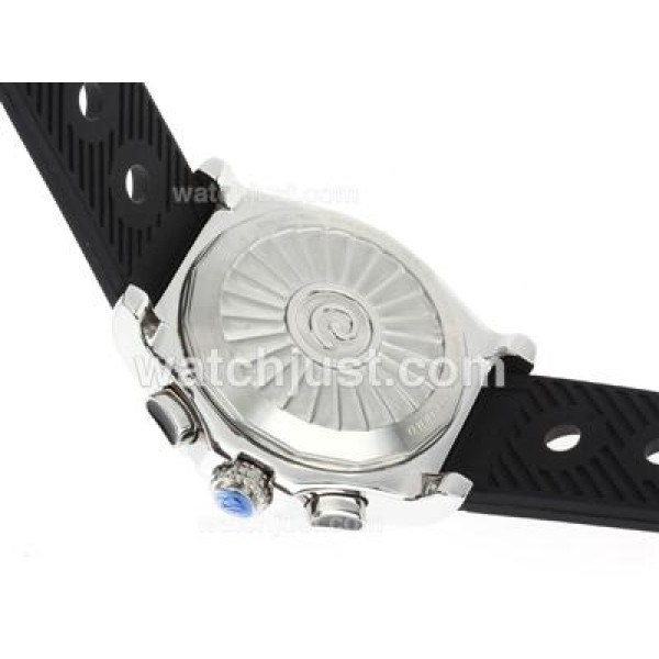 Breitling Emergency Digital Player with Blue Dial-Rubber Strap