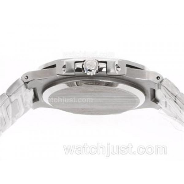 Patek Philippe Nautilus Swiss ETA 2836 Movement with White Dial S/S