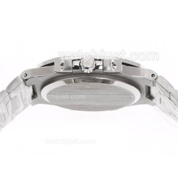 Patek Philippe Nautilus Swiss ETA 2836 Movement with White Dial S/S