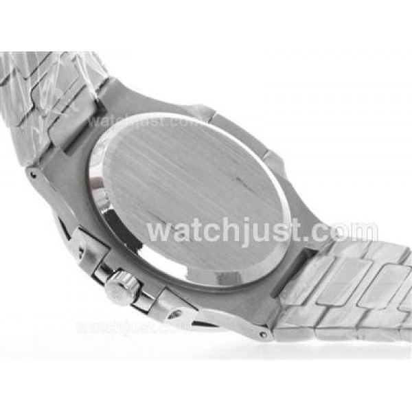 Patek Philippe Nautilus Swiss ETA 2836 Movement with Black Dial S/S