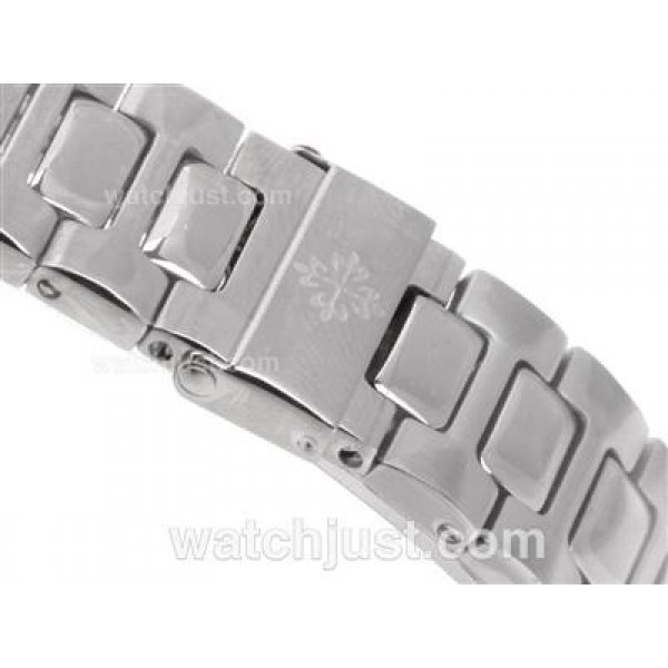 Patek Philippe Nautilus Swiss ETA 2836 Movement with Black Dial S/S